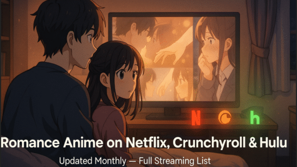 Complete List of Romance Anime on Netflix, Crunchyroll, and Hulu (Updated Monthly)