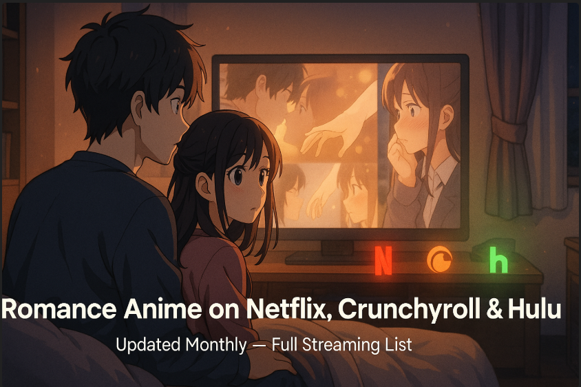 Complete List of Romance Anime on Netflix, Crunchyroll, and Hulu (Updated Monthly)